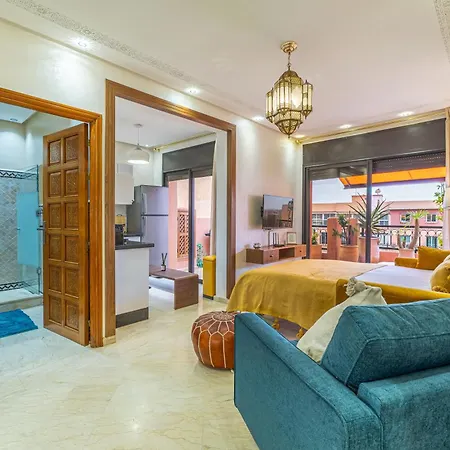 Le Jasmin - Appartement Authentique A Gueliz Marrakesh Esterno foto