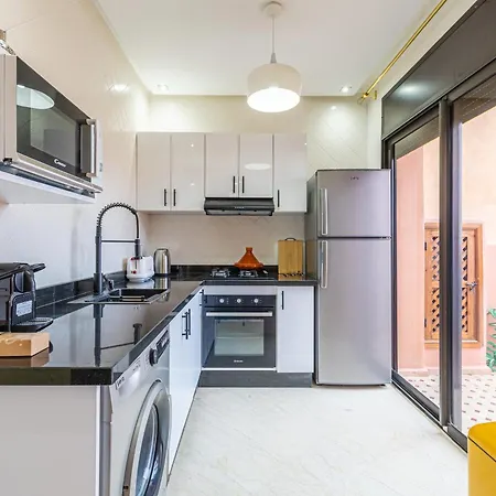 Le Jasmin - Appartement Authentique A Gueliz Marrakesh Esterno foto