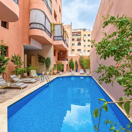 Le Jasmin - Appartement Authentique A Gueliz Marrakesh Esterno foto